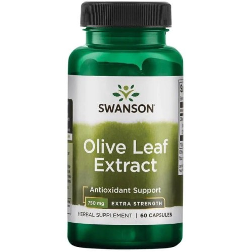 Swanson Olive Leaf Extract (liść oliwny) 750mg - (60 kap)