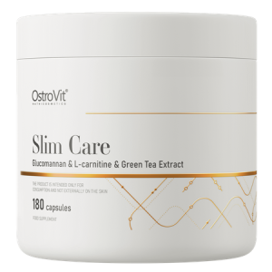 Ostrovit Slim Care Glukomannan & L-karnityna & Ekstrakt z Zielonej Herbaty (180 kap)