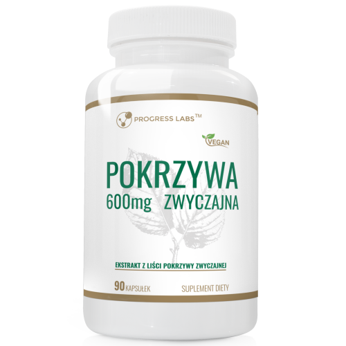 Progress Labs Pokrzywa Zwyczajna Ekstrakt 600 mg (90 kap)
