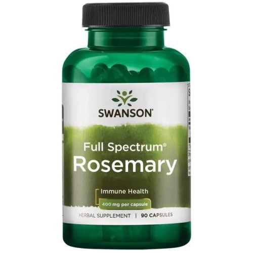 Swanson Rozmaryn (Rosemary) 400mg - (90 kap)