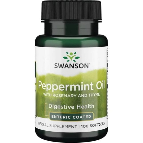 Swanson Peppermint Oil Combination - (100 kap)