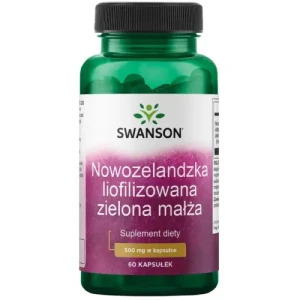 Swanson Nowozelandzka liofilizowana zielona małża 500mg - (60 kap)