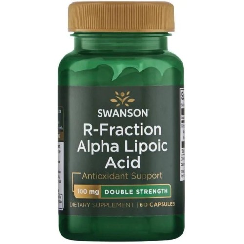 Swanson R-ALA (kwas alfa liponowy) 100mg - (60 kap)