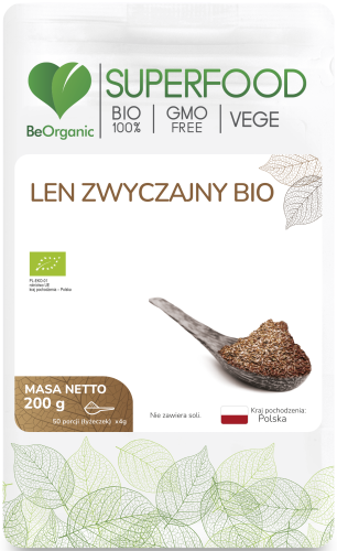 Aliness  Beorganic Len zwyczajny (siemię lniane) BIO 200g