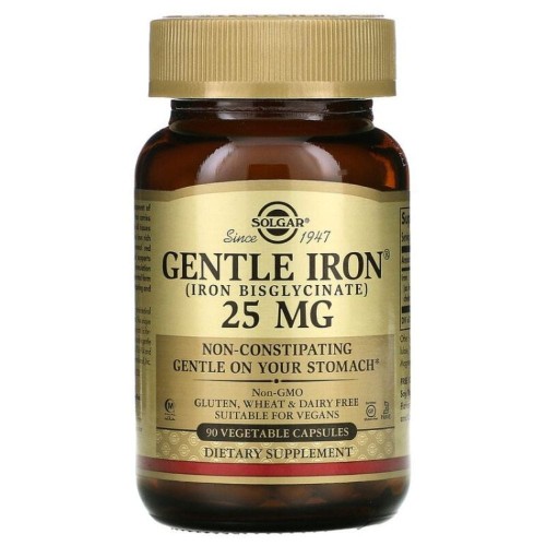 Solgar Gentle Iron 25 mg  (90 kaps)