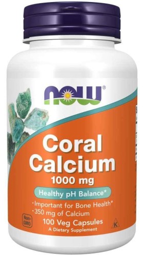 Now Foods Coral Calcium 1000 mg (100 kap)