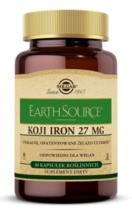 Solgar Earth Source Koji Iron  27 mg  (30kaps)