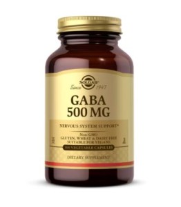 Solgar Gaba 500mg (100kaps)