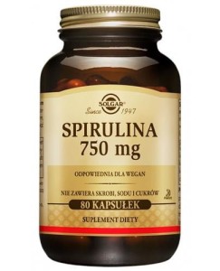Solgar Spirulina 750mg (80kap)