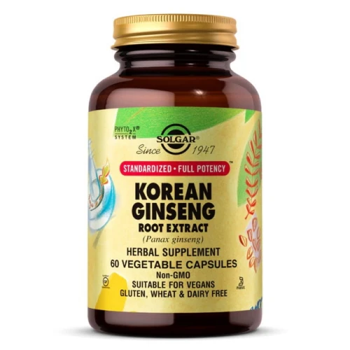 Solgar  Korean Ginseng (60kaps)