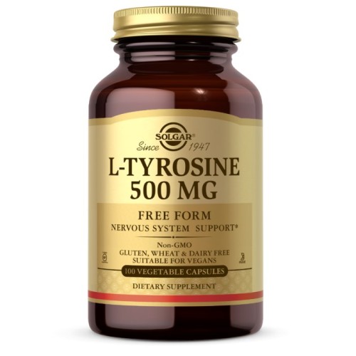 Solgar L-Tyrozyna 500 mg  ( 100 kaps)