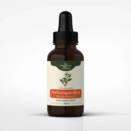 Magiczny Ogród Ashwagandha nalewka 1:1 (100ml)