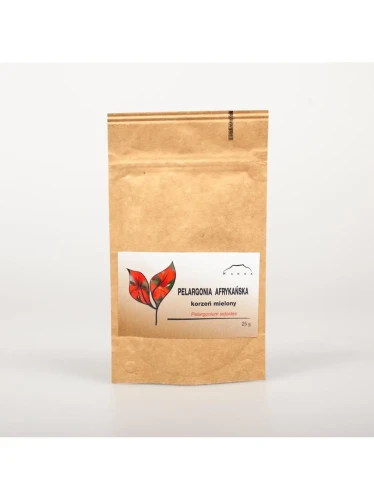 Magiczny ogród Pelargonia afrykańska korzeń mielony (25g)