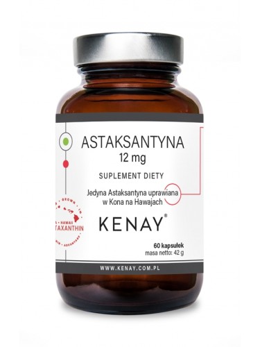Kenay AstaZine™ Astaksantyna 12 mg (60 kap)