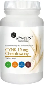Aliness Cynk chelatowany 15 mg - (100 tab)