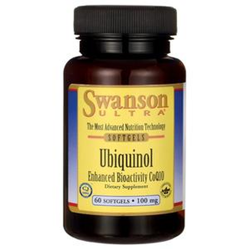 Swanson Ubiquinol (Ubichinol) 100mg - (60 kap)