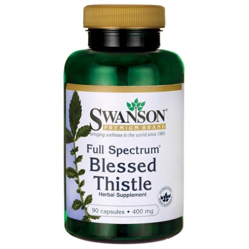 Swanson Full Spectrum Blessed Thistle (Drapacz lekarski) 400mg - (90 kap)