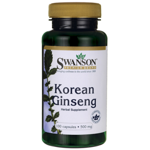 Swanson Korean Ginseng (żeń-szeń koreański) 500mg 