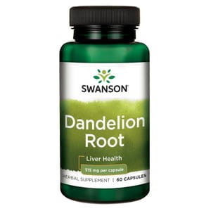 Swanson Dandelion Root (mniszek lekarski) - (60 kap)