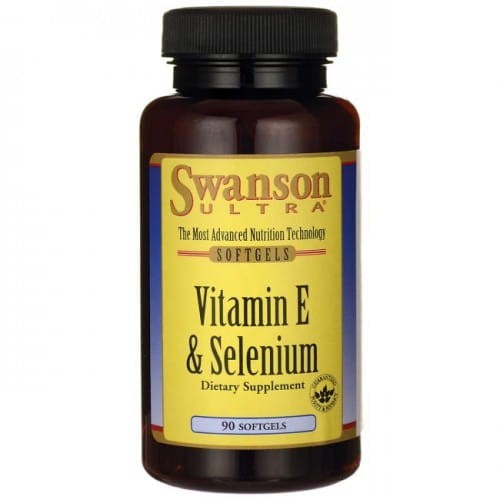Swanson Witamina E & Selen - (90 kap)