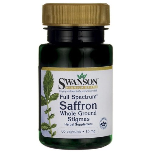 Swanson Full Spectrum Szafran (Safrron) 15mg - (60 kap)