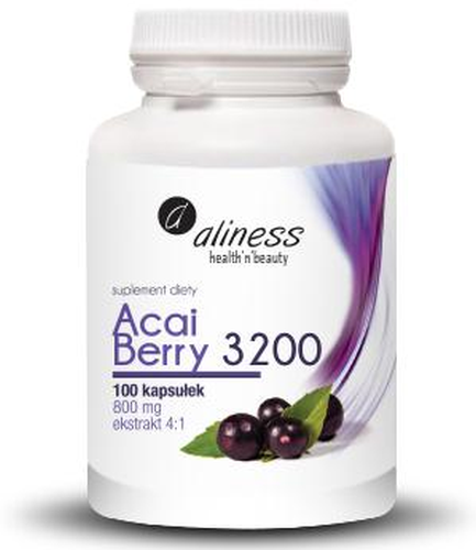 Aliness  Acai Berry 3200 z acerolą i chromem (100 kap)