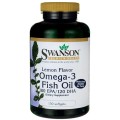 Swanson Omega-3 (smak cytrynowy) - (150 kap)