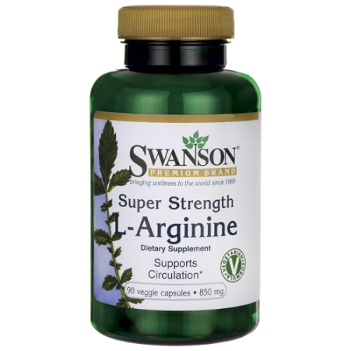 Swanson L-arginina Forte 850mg - (90 kap)