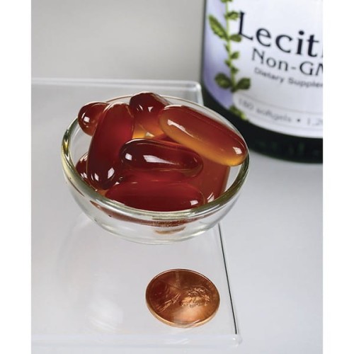 Swanson Lecytyna (Lecithin) 1200mg - (180 kap)