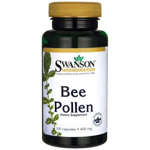 Swanson Bee Pollen (pyłek pszczeli) 400mg - (100 kap)
