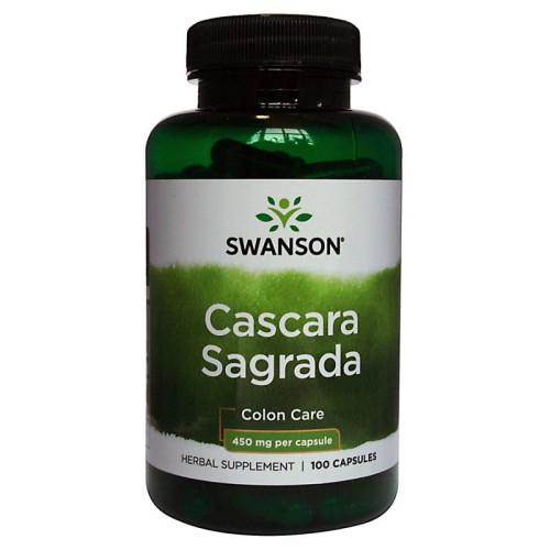 Swanson Cascara Sagrada 450 mg (100 kap)