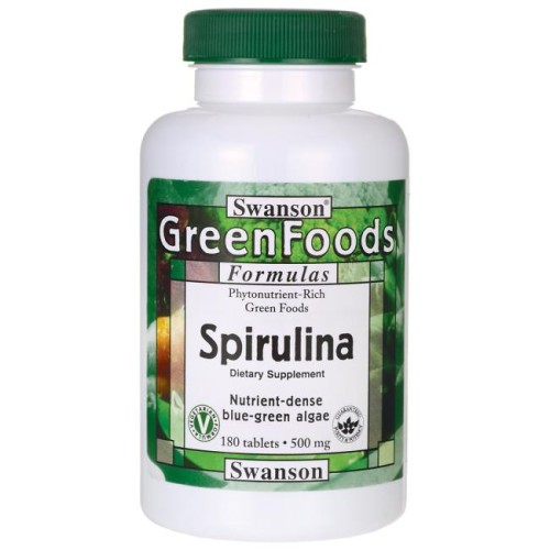 Swanson Spirulina 500mg - (180 tab)
