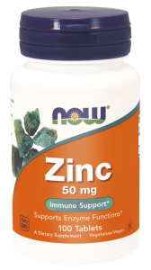 NOW Foods Zinc - cynk glukonian 50 mg (100 tab)