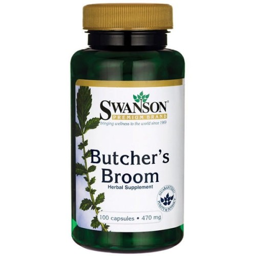Swanson Butcher's Broom (Ruszczyk kolczasty) 470mg - (100 kap)