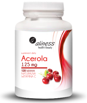 Aliness  Acerola  Naturalna Vitamina C 125mg (120 tab)
