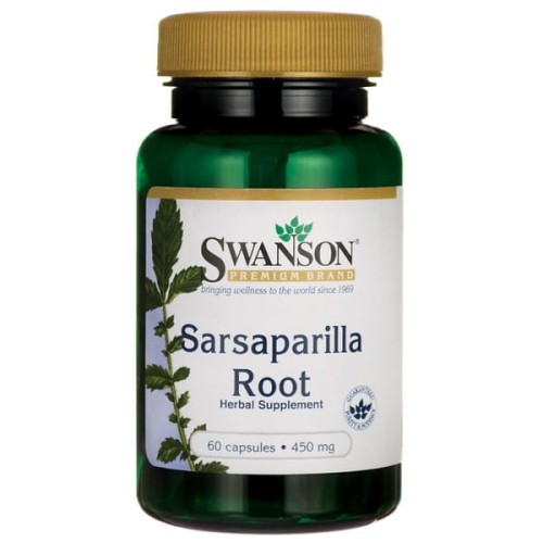 Swanson Sarsaparilla (Kolcorośl) 450mg - (60 kap)